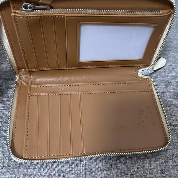 NEW Disney X Coach Medium Zip Around Wallet With Dumbo-Authentic - Picture 8 of 11